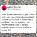 Justine Bateman Instagram - More issues to look at in the #SAG tentative #AI agreement