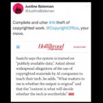 Justine Bateman Instagram - All eyes on the #USCopyrightOffice.