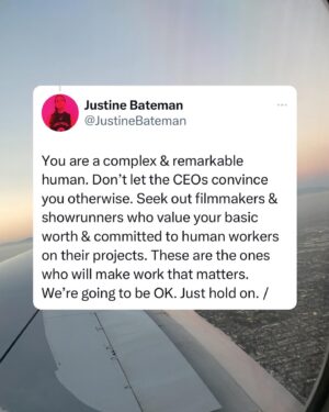Justine Bateman Instagram - Part 3. #SAG #AI