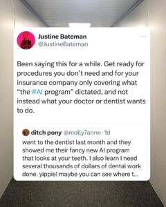 Justine Bateman Instagram - #AI in medicine. Get a second opinion.