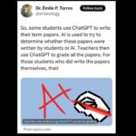 Justine Bateman Instagram - Schools, teachers, you are fucking up. Big time. F. #AI #AIisTrash