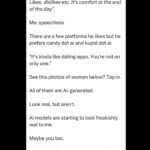 Justine Bateman Instagram – Cue the population decline.

(Images made possible from scraping all your selfies, no doubt.) #AI

Via @gregisenberg.