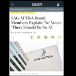 Justine Bateman Instagram - @Variety #AI #SAG