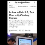 Justine Bateman Instagram – Microsoft, Meta, and Google spent over $32B from Jan-Mar 2024 alone, retrofitting systems for #AI. 
If you use any of their tech, you will not be able to get around having to use AI. 
It will be interesting (read: devastating) to see what happens with that kind of continued money diversion.