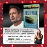 Justine Bateman Instagram - LOS ANGELES, just one week until @davidduchovny and I discuss his new book, #TheReservoir at @barnesandnoble at @thegrovela. LINK IN BIO to get your tickets before it sells out. @akashicbooks