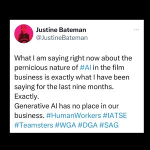 Justine Bateman Instagram - My message has stayed the same.