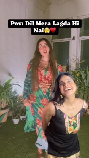 Jyotica Tangri Instagram - @rjkavneetsandhu kinni sohni choreography keeti, mainu mazaa ee agaya giddha paa ke 🫶🏻 tuhade jinna sohna te nahi ho paya par koshish keeti mai❤️ thankyou once again for loving #pyarmainuhogya te tuhade nal mainu pyar hogya 

#jtmusic #jyoticatangri