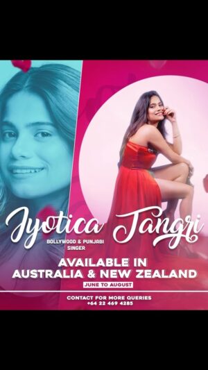 Jyotica Tangri Instagram - Australia Newzealand Tour 

Available for Shows from June to August 🎬🎵🎤

Contact -  64224694285 

#jyoticatangri  #jyoticatangrilive #newzealand  #australiatour #keeploving