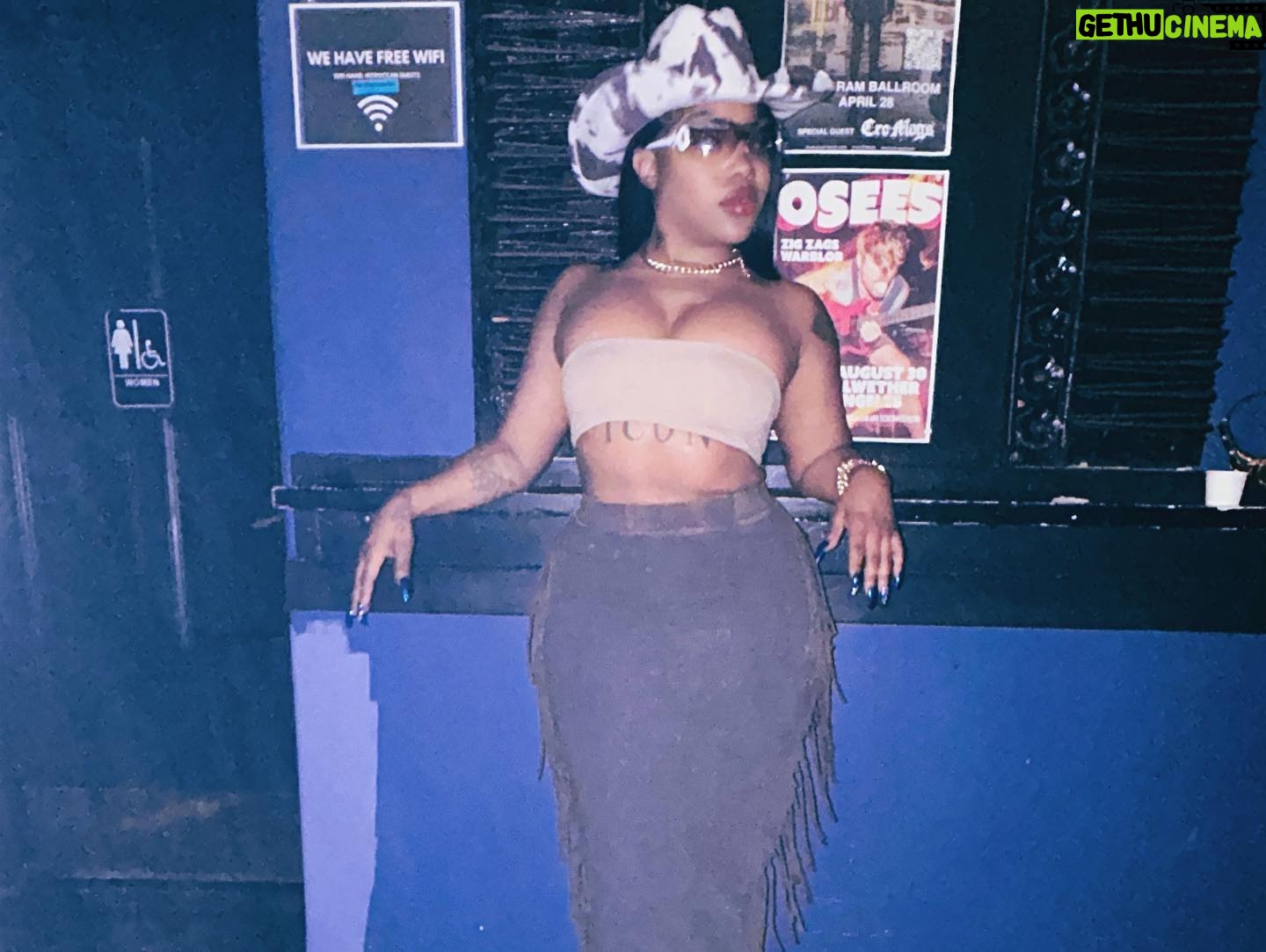 KaMillion Instagram - Festival @fashionnova 🔎Sahara Mineral Wash Skirt 🔎Moving & Grooving Cowboy Hat 🔎 Clear Glasses