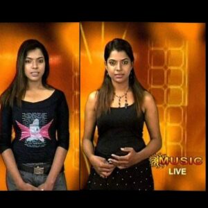 Kaajal Pasupathi Instagram - Guess the year😂😂😁

#Sunmusic #anchor #goodolddays #nostalgic