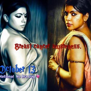 Kaajal Pasupathi Instagram - #NationalNoBraDay 💗

#GoBraless as a means to #Support &
 Encourage #breastcancer #Survivors .

#breastcancerawareness #NoBraDay 🎗️
 #supportsurvivors #breastcancersurvivors