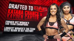 Kacy Catanzaro Instagram - Bringing the PARTY to MONDAY NIGHT RAW 🎉 

LETS GOOOOO 🗣️ 

@kaydenwwe @wwe #MondayNightRaw