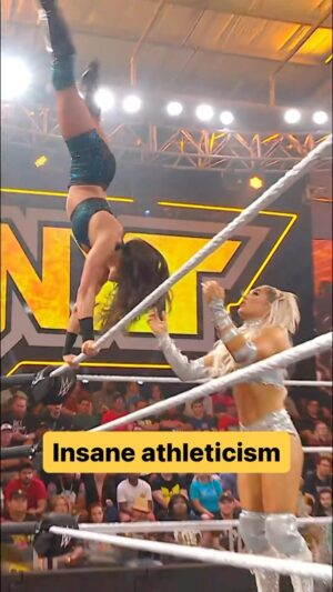 Kacy Catanzaro Instagram - @katana_wwe pulled out this impressive move last week on #WWENXT 😳