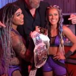 Kacy Catanzaro Instagram - The party’s just getting started… Congratulations to your NEW @WWE Women’s Tag Team Champions @katana_wwe & @kaydenwwe. #WWERaw