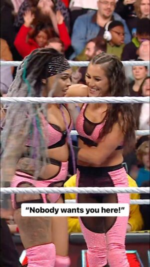 Kacy Catanzaro Instagram - @chelseaagreen and @pipernivenwwe weren’t too happy with @KaydenWWE & @Katana_WWE’s win...