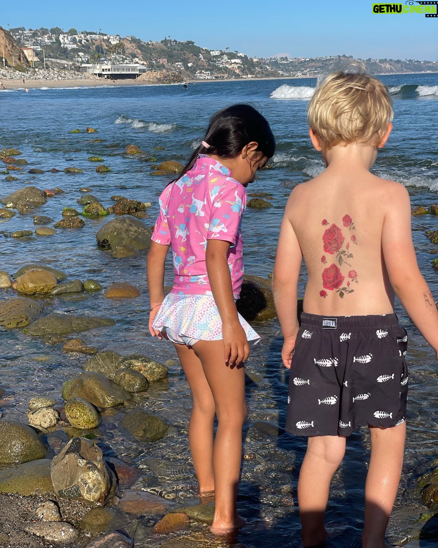 Kaitlin Doubleday Instagram - Last week before “big boy” school. Thank heaven for you Franklin - and friends - and the water - and the sun - and sand crabs - and summer.