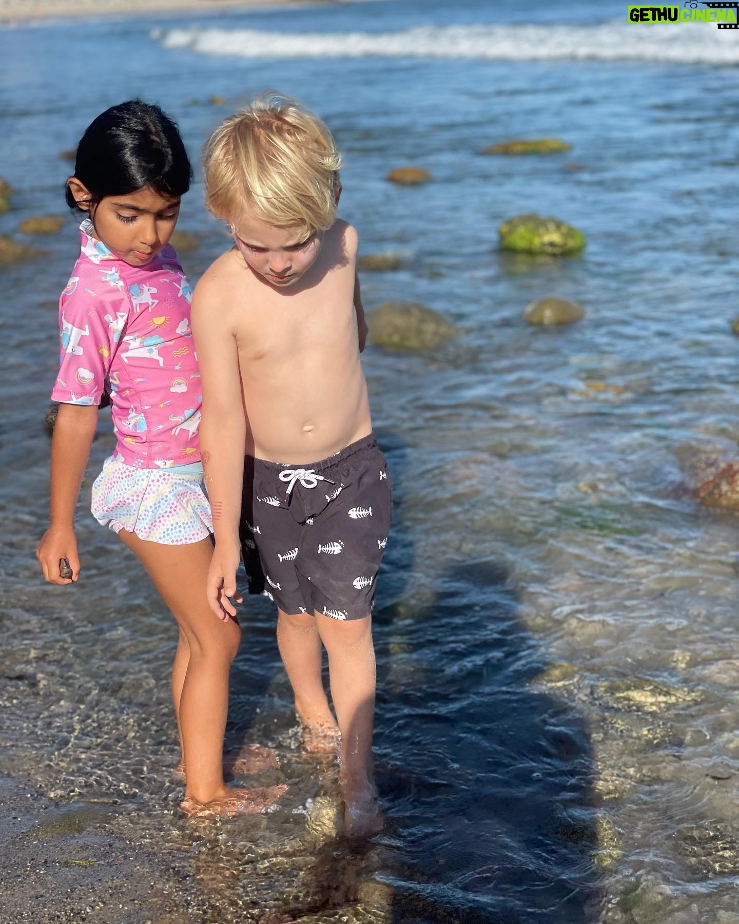 Kaitlin Doubleday Instagram - Last week before “big boy” school. Thank heaven for you Franklin - and friends - and the water - and the sun - and sand crabs - and summer.