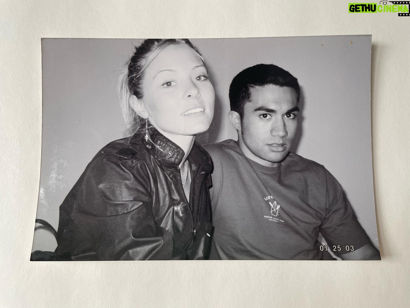 Kaitlin Doubleday Instagram - A throwback actually worth a post. Look at that 19 year old attitude and members only jacket! damn @isuredontknow what’s happened since ‘03?!? 🤤 thanks #jolamo