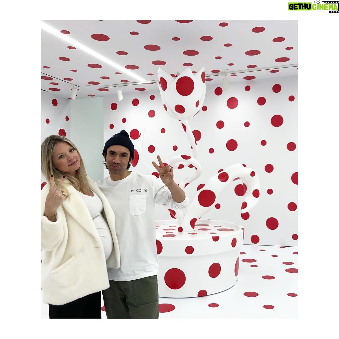 Kaitlin Doubleday - 3.7K Likes - Spotted: a dummy in a beanie and a basketball belly taking in some Kusama 🔴