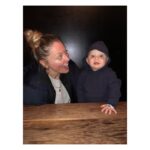 Kaitlin Doubleday Instagram - Not the best pics but the absolute best dinner date...although, at only 8 1/2 months old, he’s already bored of us within about 10 minutes and needs to have his high chair turned out to the restaurant so he can make new friends.
