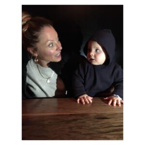 Kaitlin Doubleday Instagram - Not the best pics but the absolute best dinner date...although, at only 8 1/2 months old, he’s already bored of us within about 10 minutes and needs to have his high chair turned out to the restaurant so he can make new friends.