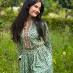 Kajal Sharma Instagram – In my happy place.🍃🫶🏻🧚‍♀️
.
Wearing – @saviindia ☘️
.
.
.
.
.
.
#explore #nature #naturelovers #home