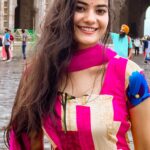 Kajal Sharma Instagram - 🌧️🫶🏻🥹 . 👗- @gayatri__fashion 💕 . . . #reels #reelitfeelit #explorer #fyp #trending #trendingreels #favsong #mumbai #rainyday #barish☔