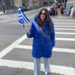 Kalomoira Sarantis Instagram - Thank you, Boston, for the incredible honor of being your Grand Marshal for the Greek Independence Day Parade. I felt so welcomed by everyone and am so proud to be Greek. 🤍💙 Ζητώ Ελλάς 🇬🇷