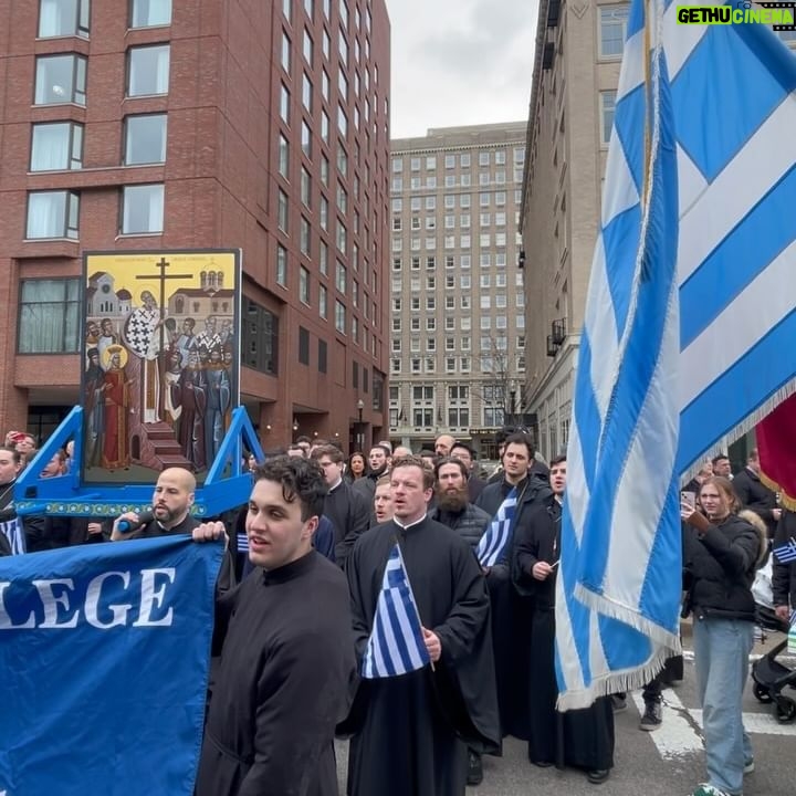 Kalomoira Sarantis Instagram - Thank you, Boston, for the incredible honor of being your Grand Marshal for the Greek Independence Day Parade. I felt so welcomed by everyone and am so proud to be Greek. 🤍💙 Ζητώ Ελλάς 🇬🇷