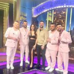 Kalomoira Sarantis Instagram - Had such an amazing time visiting my dear friend @grigorisarnaoutoglou.official on his show #the2nightshow. 💕Our conversations and catching up are always a blast! Huge thanks to @prestigetheband you guys are awesome. Special thanks especially to Kimonas and Niko, for rehearsing with me just one day before the show. We did it!🕊️Thank you @giorgos_koutsoukos for helping design set 🤗And last but certainly not least…!! Kyria Valia @petridiscreations the flowers you custom made for me are beyond stunning. A true Kalomira fairytale you magically made. Thank you for always putting your special touch on everything. Love u always. 🙏🏻 Thanks to my amazing team always - love you guys always 🩷 💄@elisabetta_yelps 💇‍♀️@lykos_alexandros 👗@kostaszisis @iro_krass 🌎@progressivecosmos @alexandersotiriadis 🎶@heaven_music_official @spiros_stamoulis 💕@giorgos_koutsoukos @philipal 💎@celiakritharioti 🌷@petridiscreations @valia_petridi 🎸@prestigetheband 📸 @alex_georgiadis_photography @roulamoniaki