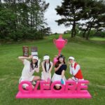 Kang Seung-hyun Instagram - 온통 핑크빛으로 물들었던 하루💓 #GFORE_INVITATIONAL2024 #Add_Colour_To_Your_Game