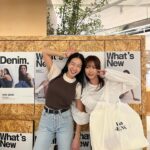 Kang Ye-won Instagram - 편하고 핏도 예쁜 데님👖💙 @mmmjeans.official @kim_monkey0220 🩷