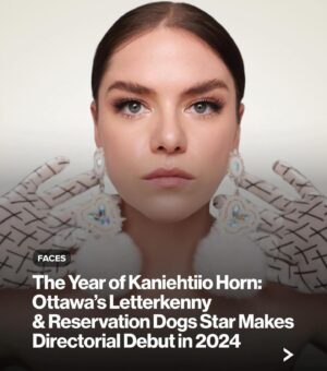 Kaniehtiio Horn Instagram - Niawen @facesottawa for having my face on your cover and for the lovely interview. 
I was born and raised half the time in Ottawa and I love the city, yeah that’s right I love Ottawa, fight me. 
Check the interview out at the link in my bio and you can find hard copies around the city too! 

#ottawa