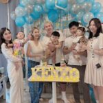Kanya Rattanapetch Instagram - Kenzo's Birthday #งานจับปูใส่กระด้ง 😂😂