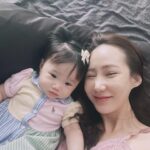 Kanya Rattanapetch Instagram - วันนี้ปลุกม๊ามี๊มาเล่นแต่เช้าเลยค่าาาา😅😅