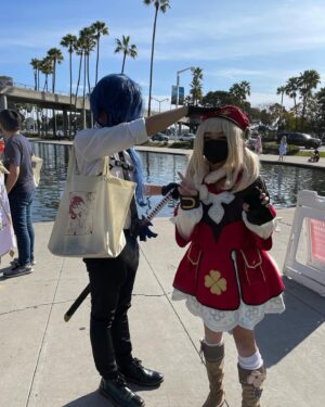 Kaori NeVille Instagram - Klee at con memories!

#cosplay #klee #genshinimpact #convention #explorepage #fyp #outfit #anime