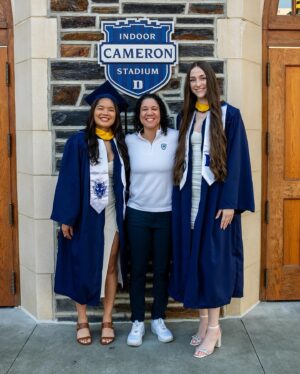 Kara Lawson Instagram - Congrats VDJ and KB!! Duke Grads!