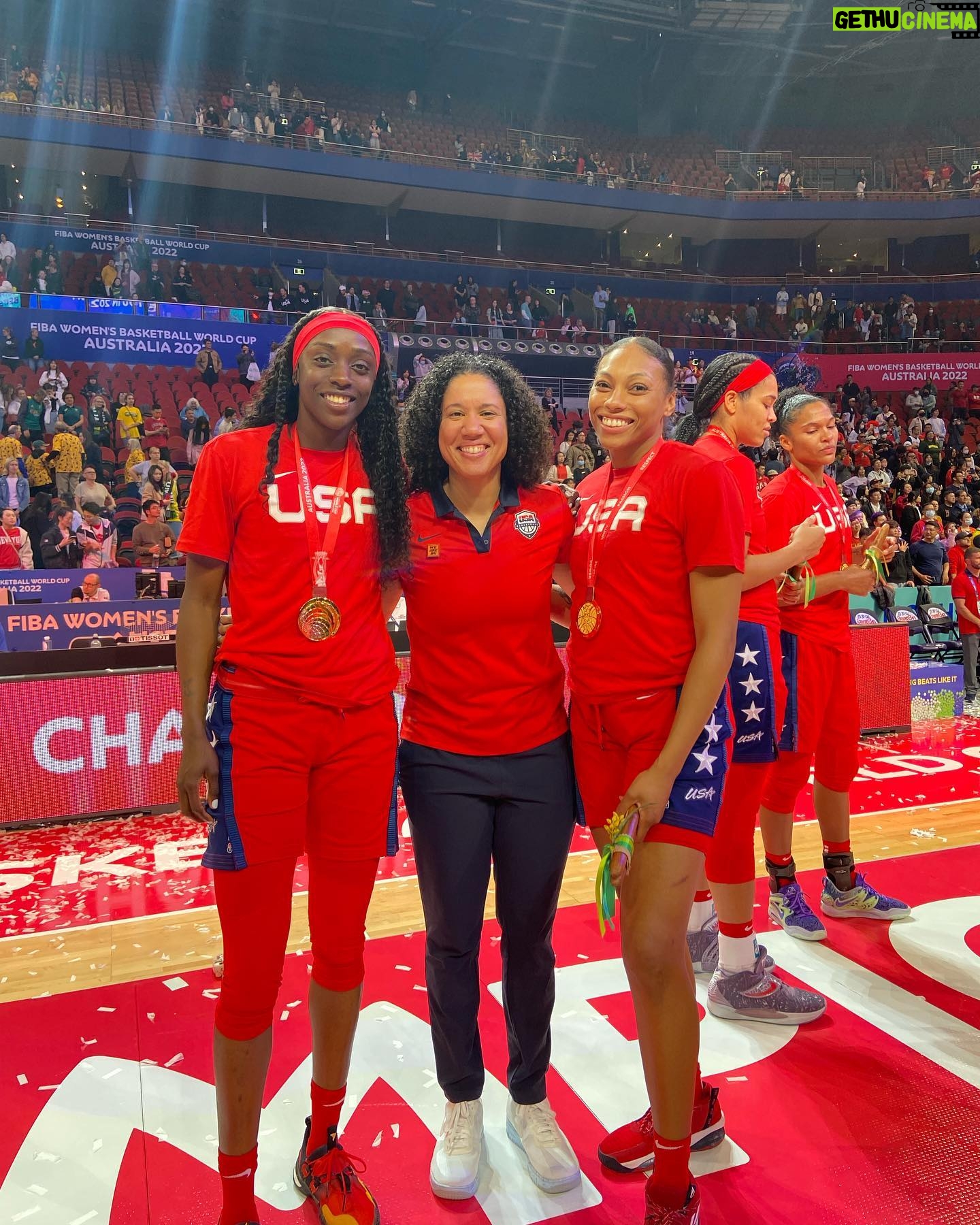 Kara Lawson - 3.8K Likes - Mama, we are World Champions! 🇺🇸🏀🥇