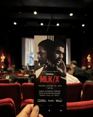Kara Royster Instagram - Two visionaries with the same goal on two different paths. #GeniusMLKX is telling such an important and beautiful series. I learned so much I didn’t know just in the first episode! Kick off #blackhistorymonth with MLK/X on @disneyplus @natgeotv and @hulu