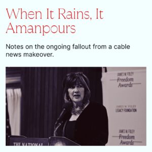 Kara Swisher Instagram - Best headline ever. Better still what @camanpour told the @columbiajournalism grads in commencement speech: “Be truthful, but not neutral. Bothsidesism … does not get you to the truth. Drawing false moral or factual equivalence is neither objective or truthful.”