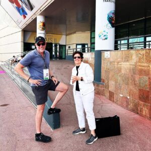 Kara Swisher Instagram - Me and @profgalloway will be appearing soon in a new Miami Vice reboot. Until then, listen to our latest @pivot.pod about psychedelics and techies; Biden’s AI chip ban and the impact of the Supremes decisions. (You can listen to the pod via the link on my bio.)