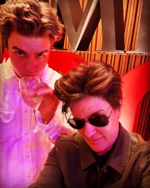 Kara Swisher Instagram - Mama and Louie get haircuts, attend black tie Time 100 in jeans, try unsuccessfully to find Doja Cat and then leave. Welcome to the Swisher family.
