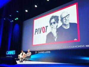 Kara Swisher Instagram - The most unlikely buddy movie in podcasting continues in the south of France. Tune in tomorrow to hear what happened to the hawk from our live @pivot.pod @cannes_lions 

(Click on the link on my bio to listen.)