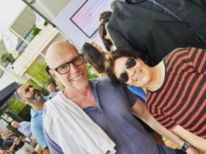 Kara Swisher Instagram - The most unlikely buddy movie in podcasting continues in the south of France. Tune in tomorrow to hear what happened to the hawk from our live @pivot.pod @cannes_lions 

(Click on the link on my bio to listen.)