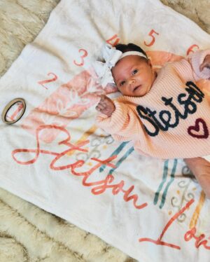Kara Keough Instagram - 1 month of lovin’ Stetsy Lou 🤍
