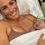 Kara Keough Instagram - “It’s a girl!” Decker announced to an excited room on 11.1.23 at 5:43pm. Baby sister arrived three weeks early like her big brother Vaughn, weighing in at 8lbs 5oz and rocking a full head of dark hair. The first thing I saw was McCoy’s sweet chunky cheeks as we met our newest heaven-sent squish. She came screaming into our hearts and hasn’t stopped squawking since - earning @kyleboz’s best nickname yet: “Squeaks.” I can hear my dad’s voice as he would have said it, so I know it’s just right. Thank you to our birth team @fullcirclejax @4thtrimesterfitnessmethod for the most dreamy induction a girl could ask for - starting with a foley bulb comfy enough to trick-or-treat in (I went as Wonder Woman obviously) and ending with a hasty labor tub transition. The cherry on top was holding hands with Decker the Doula/Birth Photographer-In-Training as I brought her longest held wish earth-side: a baby sister. So many people prayed fiercely over this birth and we are seeping with gratitude that we got exactly what we prayed for: to bring our baby home. If you need me, I’ll be thanking God and pinching myself savoring the magic of Stetson Lou Bosworth.