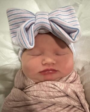 Kara Keough Instagram - “It’s a girl!” Decker announced to an excited room on 11.1.23 at 5:43pm. Baby sister arrived three weeks early like her big brother Vaughn, weighing in at 8lbs 5oz and rocking a full head of dark hair. The first thing I saw was McCoy’s sweet chunky cheeks as we met our newest heaven-sent squish. She came screaming into our hearts and hasn’t stopped squawking since - earning @kyleboz’s best nickname yet: “Squeaks.” I can hear my dad’s voice as he would have said it, so I know it’s just right. Thank you to our birth team @fullcirclejax @4thtrimesterfitnessmethod for the most dreamy induction a girl could ask for - starting with a foley bulb comfy enough to trick-or-treat in (I went as Wonder Woman obviously) and ending with a hasty labor tub transition. The cherry on top was holding hands with Decker the Doula/Birth Photographer-In-Training as I brought her longest held wish earth-side: a baby sister. So many people prayed fiercely over this birth and we are seeping with gratitude that we got exactly what we prayed for: to bring our baby home. If you need me, I’ll be thanking God and pinching myself savoring the magic of Stetson Lou Bosworth.