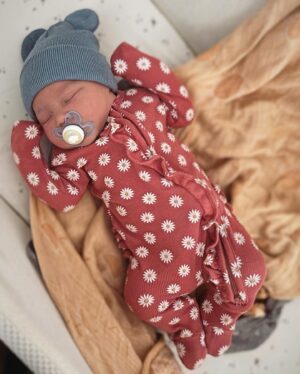 Kara Keough Instagram - “It’s a girl!” Decker announced to an excited room on 11.1.23 at 5:43pm. Baby sister arrived three weeks early like her big brother Vaughn, weighing in at 8lbs 5oz and rocking a full head of dark hair. The first thing I saw was McCoy’s sweet chunky cheeks as we met our newest heaven-sent squish. She came screaming into our hearts and hasn’t stopped squawking since - earning @kyleboz’s best nickname yet: “Squeaks.” I can hear my dad’s voice as he would have said it, so I know it’s just right. Thank you to our birth team @fullcirclejax @4thtrimesterfitnessmethod for the most dreamy induction a girl could ask for - starting with a foley bulb comfy enough to trick-or-treat in (I went as Wonder Woman obviously) and ending with a hasty labor tub transition. The cherry on top was holding hands with Decker the Doula/Birth Photographer-In-Training as I brought her longest held wish earth-side: a baby sister. So many people prayed fiercely over this birth and we are seeping with gratitude that we got exactly what we prayed for: to bring our baby home. If you need me, I’ll be thanking God and pinching myself savoring the magic of Stetson Lou Bosworth.