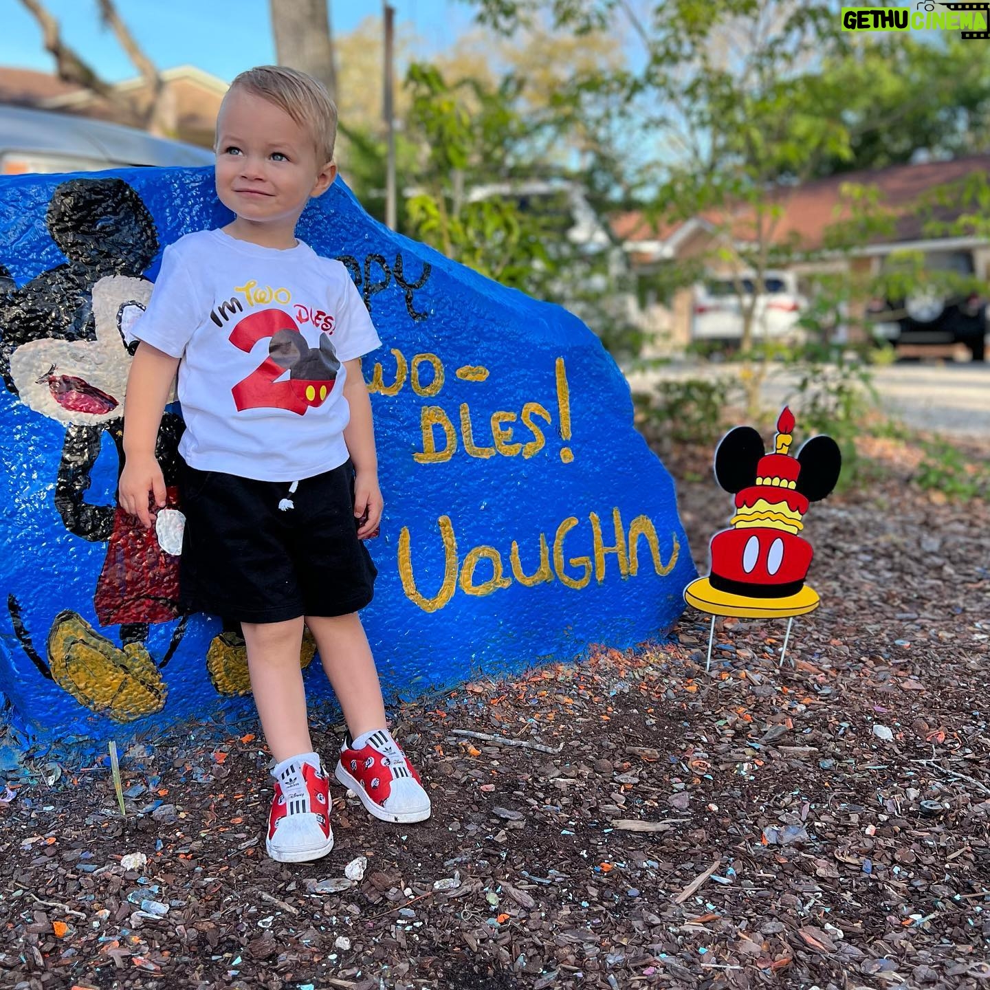 Kara Keough Instagram - A Happy “Two”dles to our favorite Mickey-loving boy.