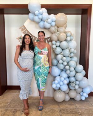 Kara Keough Instagram - Beautiful day showering @flkeough @shanekeough & Baby Girl MK 🤍